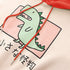 Women Sweatshirt Casual Print Long Sleeve Splice Dinosaur hoodies Sweatshirt Tops ropa mujer